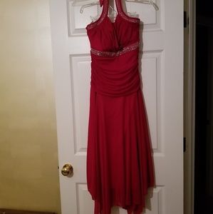 Sexy Red Flowing Dress